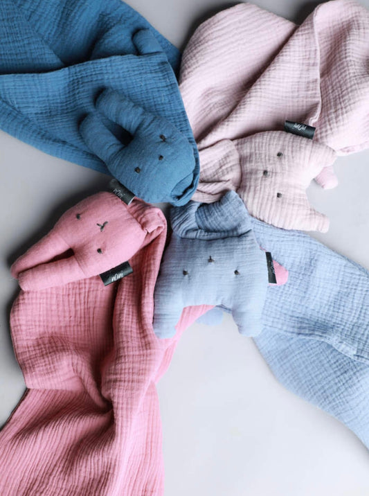 Kuscheltuch aus Musselin mit Tierkopf – der Lieblingsbegleiter für dein Baby